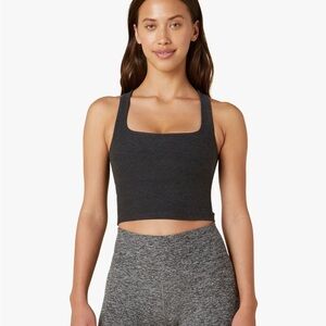 Beyond Yoga Spacedye Square Neck Cropped Tank